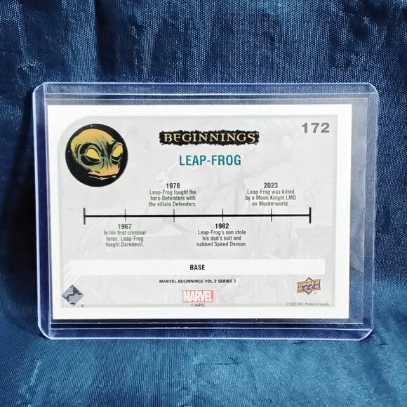 5/$20 Mint 2023 UD Leap Frog Marvel Beginnings Vol. 2 Series 2 Card 172!! - Picture 2 of 2